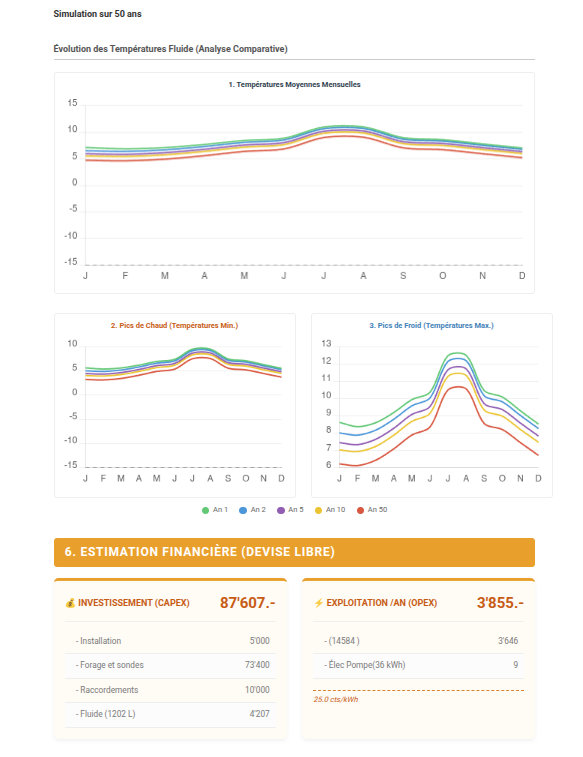 Rapport professionnel et bilan de rentabilité