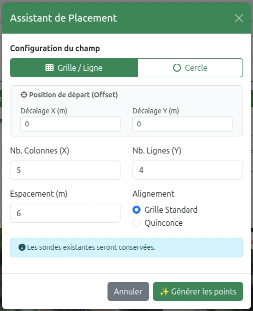 Générateur de sondes intelligent